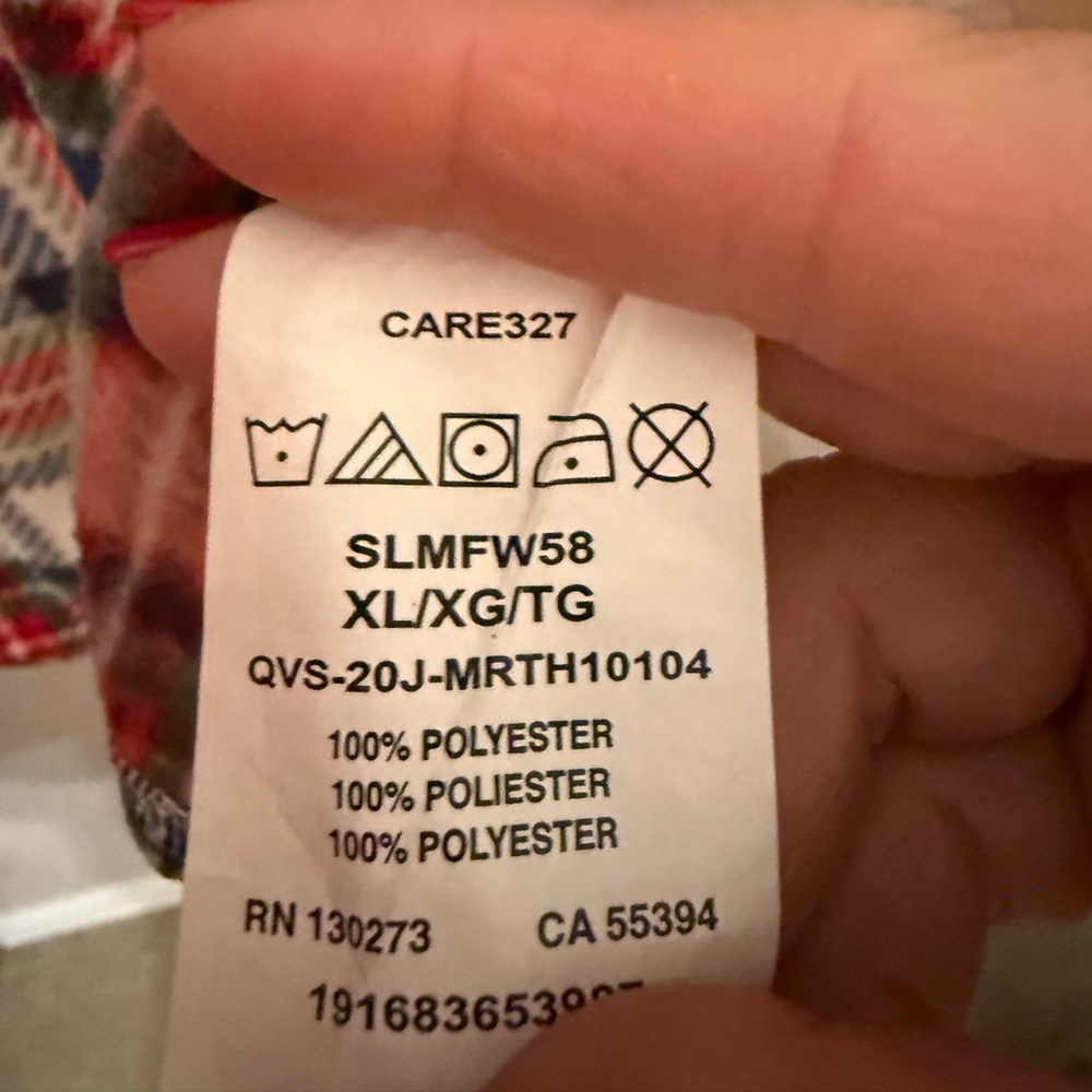 XL Lee Riders Fleece Flannel - Picture 3 of 8